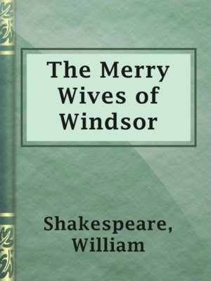 The Merry Wives of Windsor - ebook